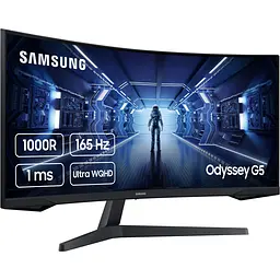 Монітор Samsung 34` Odyssey G5 LC34G55T (LC34G55TWWIXUA) [158409] - мініатюра 3