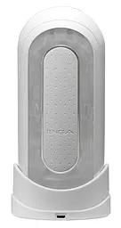 Мастурбатор Tenga Flip Zero EV (Electronic Vibration) розкладний японський з вібрацією, 18х7.5 см (білий)