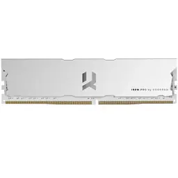 Пам'ять 8Gb x 2 (16Gb Kit) DDR4, 3600 MHz, Goodram IRDM PRO, White, 18-22-22, 1.35V, з радіатором (IRP-W3600D4V64L18S/16GDC) - мініатюра 3