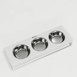 Hollky Base Bar — три миски на підставці (3 × 0,45 л) - мініатюра 6
