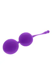 Вагінальні кульки Pleasures Premium Love Balls 17,3 см (фіолетовий) - мініатюра 4