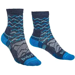 Шкарпетки Bridgedale Hike LW Endurance Ankle Wmn Pattern Denim/Blue S (1053-710097.119.S)