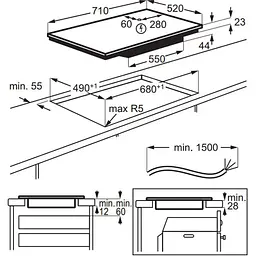 Індукційна варильна поверхня Electrolux EIV734 [137878] - мініатюра 9