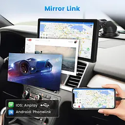 Автомагнітола 10.26" з Wireless CarPlay, Android Auto та Bluetooth - мініатюра 2