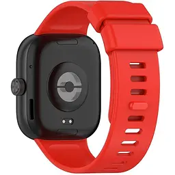 Силіконовий ремінець BeCover для Xiaomi Redmi Watch 4 Red (711503) - мініатюра 3