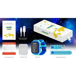 Smart Watch GARMIX PointPRO-200 4G/GPS/WIFI/VIDEO CALL Blue UA UCRF - мініатюра 3
