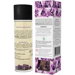 Масажна олія Exsens Amethyst Sweet Almond, 100 мл - мініатюра 3