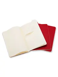 Записник Moleskine Cahier середній, Нелінований Бордо (CH118) - мініатюра 3