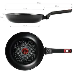 Сковорода Krauff MasterChef алюмінієва без кришки Ø24 см (25-45-288) - мініатюра 7