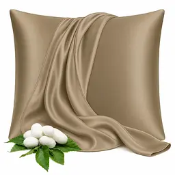 Наволочка MaryuPHair 100% шовкова з Мулбері 65х65 см (пшеничний)
