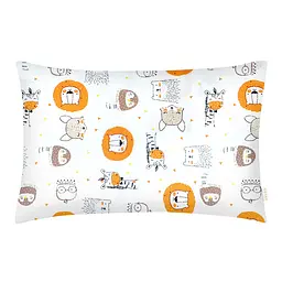 Комплект постільної білизни Cosas підлітковий LEO & GIRAFFE CS1 160 x 220 см (LeoGiraffeFox_Brown_155) - мініатюра 3