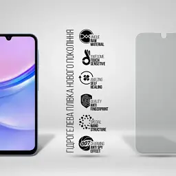 Плівка захисна Armorstandart Anti-spy Samsung A15 4G (A155) (ARM72466) - мініатюра 2