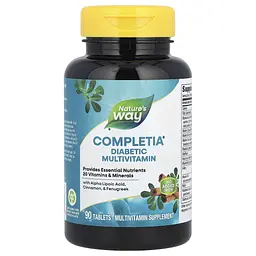 Комплекс Мультивітамінів для Діабетиків Completia Diabetic (Iron-Free) - 90 таб