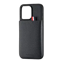 Чохол Jinduka Leather Pocket iPhone 15 Pro Max Black