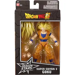 Фігурка анімаційного персонажа Bandai Dragon Ball Stars Poseable Супер Сайян 3 Гоку (123829) - мініатюра 5