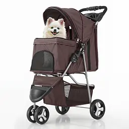 Коляска для котів та собак Bestopet Люпосанчик BS-RL-16 Brown