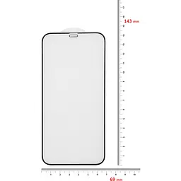 Захисне скло BeCover для Apple iPhone 12 Black (705375) - мініатюра 3