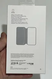 Оригінальний шкіряний чохол-книжка Apple Leather Folio для iPhone 11 Pro (5.8") Black MX062ZM/A - мініатюра 3