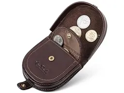 Жіноча монетниця натуральна шкіра Italico 1196 moro Коричнева 8,5x8,5x2,5 см TONY PEROTTI acs0032548 - мініатюра 2
