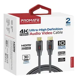 Кабель Promate HDMI-HDMI V 2.0 10 м (prolink4k60-10m) - мініатюра 2