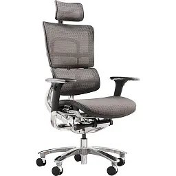 Офісне крісло GT Racer X-801A (W-80), сіре (X-801A Gray (W-80))