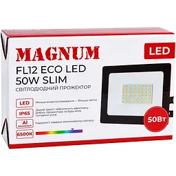 Прожектор MAGNUM FL12 ECO LED 50Вт slim 6500К IP65 (90018085) - мініатюра 5