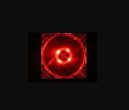 Корпусний кулер Voltronic C12025R Fan DC sleeve fan 4-контактний 120 мм LED Red - мініатюра 2