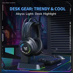 Навушники Onikuma ігрові M-95 Gaming Headset з мікрофоном та RGB підсвіткою для ПК PS4 PS5 Xbox провідні геймерські - мініатюра 6
