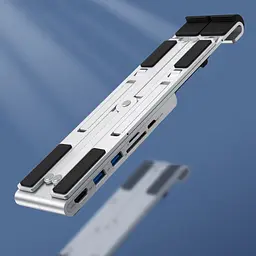 Док-станція для ноутбука Choetech 7-in-1 (HUB-M43-SL) [90620] - мініатюра 4