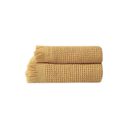 Рушник Lotus Home - Rius mustard гірчичний 90x170 - мініатюра 7