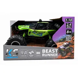 Автомобіль KS DRIVE на р/к - BEAST RUNNER (2.4 GHz, акум. 7.4 V, зелений) KS Drive 10003-1102