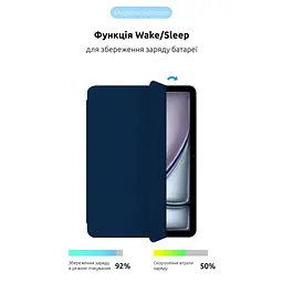 Чохол-книжка ArmorStandart Smart Case для Apple iPad Air 10.9` (2020-2022)/Air 11` (2024-2026)/Pro 11` (2020-2022) Midnight Blue (ARM78295) [118417] - мініатюра 4