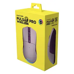 Бездротова миша HATOR Pulsar 2 PRO Wireless Lilac (HTM-534) Б/в - мініатюра 6