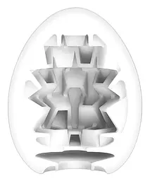 Мастурбатор яйце Tenga Egg New Standart Boxy білий - мініатюра 2