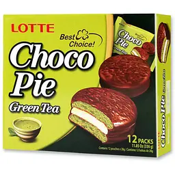 Тістечко шоколадне Choco Pie Зелений чай 336г