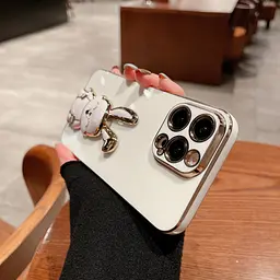 Тримач для телефону UKC Кролик 4x9 2 шт White (id_550) - мініатюра 3