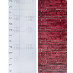 Самоклеюча плівка 0,45х10м х 0,07мм червона цегла SW-00001269 - мініатюра 3