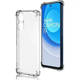 Чохол до мобільного телефона BeCover Anti-Shock Tecno Camon 19 (CI6n)/19 Pro (CI8n) Clear (708901) - мініатюра 1