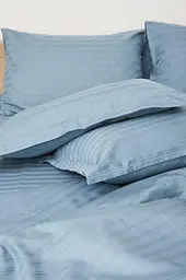 Комплект постільної білизни Moon&Star Дитячий 110x140 см наволочки 2x40x60 см Ultramarine Satin Stripe - мініатюра 7