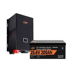 Комплект резервного живлення LP (LogicPower) ДБЖ + літієва (LiFePO4) батарея (UPS 3600VA + АКБ LiFePO4 5120W)