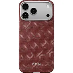 Чохол Pitaka Ultra-Slim Monogram для Apple iPhone 17 Pro Max Gold/Red (KI1702PTKP) [157999] - мініатюра 2