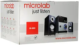 Акустична система 2.1 Microlab M-880, чорна з срібним - мініатюра 8