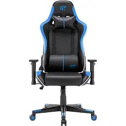 Геймерське крісло GT Racer чорне із синім (X-2528 Black/Blue)