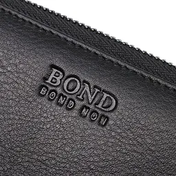 Стильний жіночий гаманець із натуральної гладкої шкіри BOND 22054 чорний - мініатюра 9