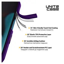 Чохол до мобільного телефона Armorstandart UNIT2 Apple iPhone 14 Purple (ARM69941) - мініатюра 3