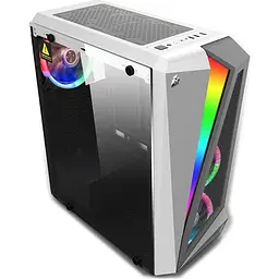 Корпус 1stPlayer R5-3R1-WH Color LED White (R5-3R1-WH) Без БП Б/в - мініатюра 3