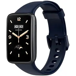 Силіконовий ремінець Tamister для Xiaomi Mi Smart Band 7 Pro Midnight blue