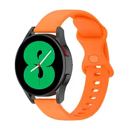 Ремінець для Samsung Galaxy Watch 5 40mm - Помаранчевий ширина кріплення 20мм силікон Watchbands Eight (W40-9WB79846998) - мініатюра 2