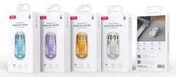 Комп'ютерна миша XO M12 Bluetooth wireless transparent Yellow teh0022041 - мініатюра 2