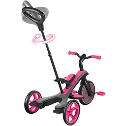 Велосипед триколісний Globber Explorer Trike 4 в 1 рожевий (632-110-3) - мініатюра 3